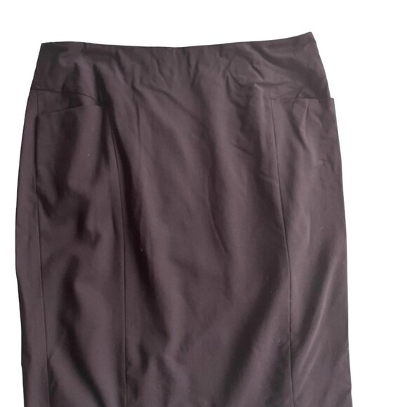 NWT Magaschoni black pencil‎ skirt WITH POCKETS sz 8 - Picture 1 of 4